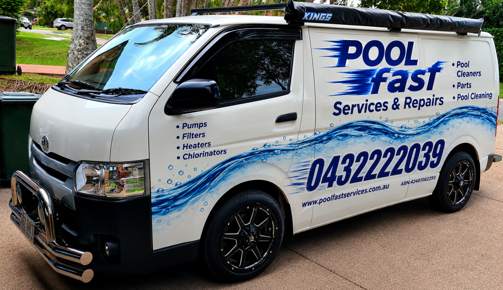 Pool Fast Services & Repair mobile service van
